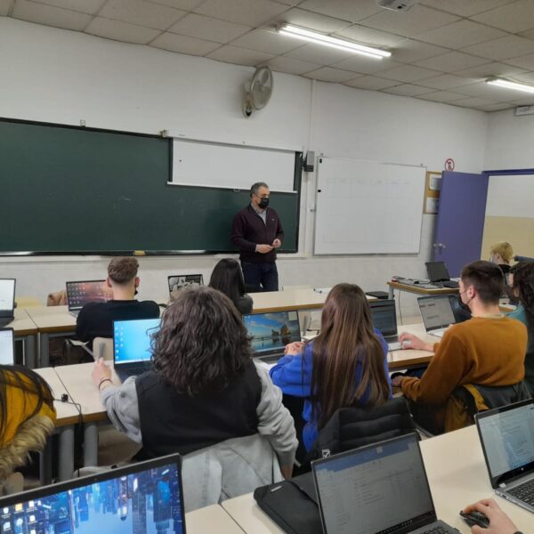 Talk with students of the Jaume Viladoms’ School