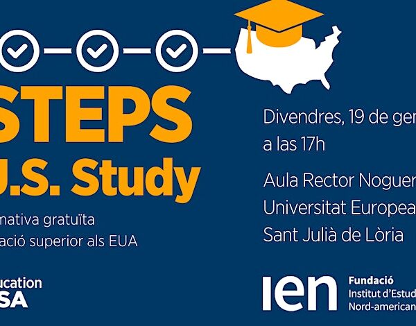 eUniv hosts the conference “5 Steps to U.S. Study” at the new expanded headquarters in Sant Julià