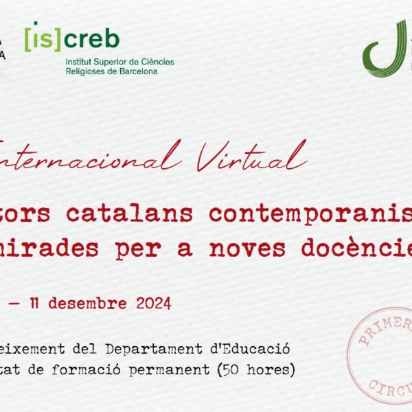 eUniv participates in the course “Contemporary Catalan writers. New views for new teaching”