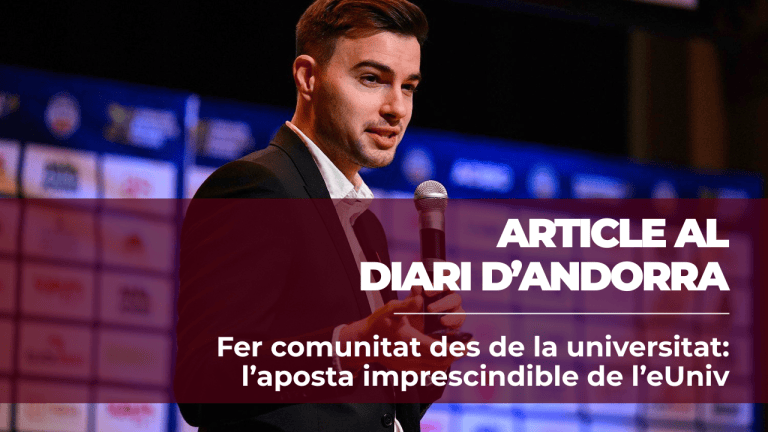 Hacer comunidad desde la universidad: la apuesta imprescindible de la eUniv