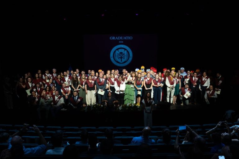 Universitat Europea successfully celebrates the graduation of its third class before a capacity audience at Auditori Claror